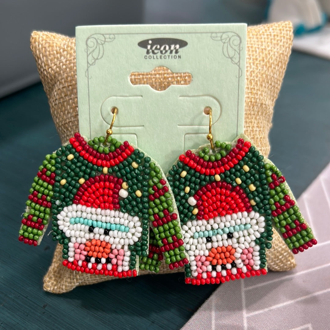 Ugly Christmas Sweater Earrings