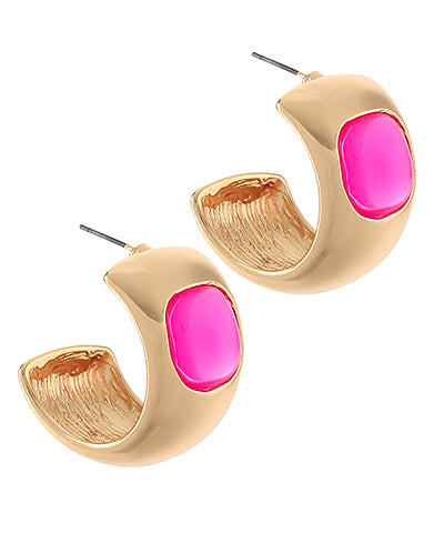 Pink Accent Earrings