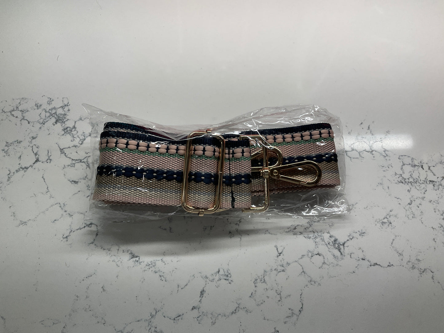 Multi colored Purse strap.
