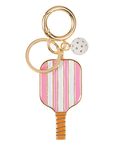 Pickle ball paddle key chain