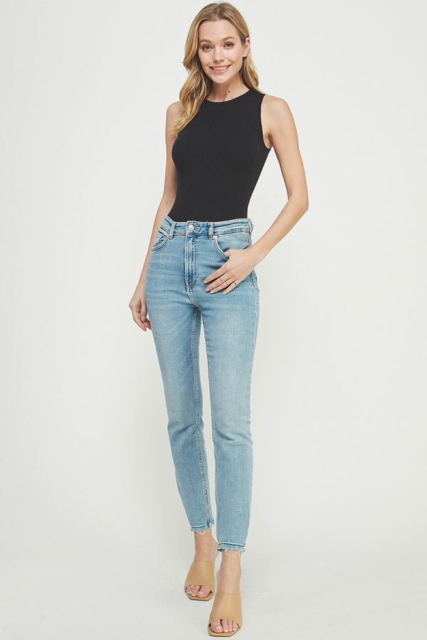 High neck bodysuit