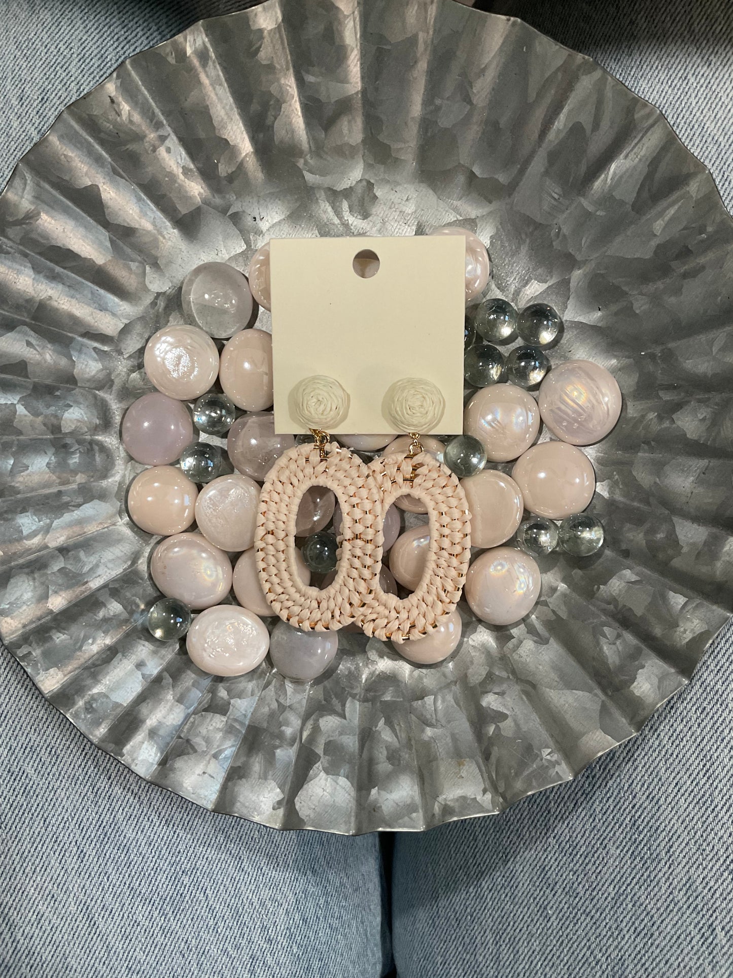 Woven Oval Earrings