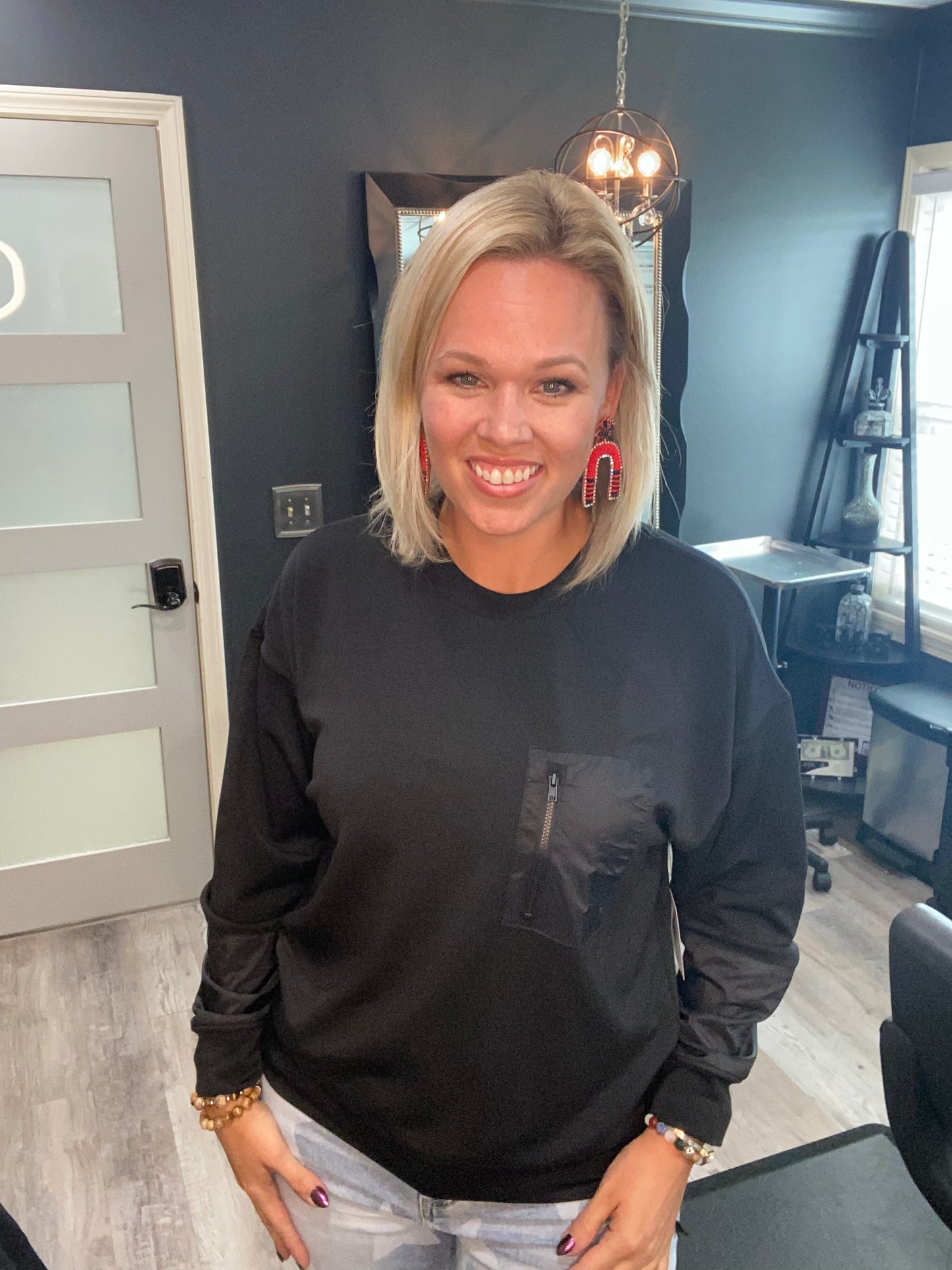 Modal-Blend Crewneck Pullover