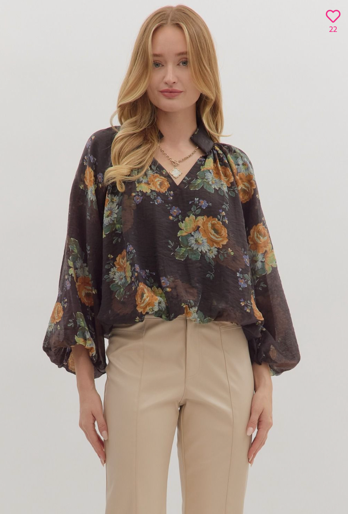 Floral Bubble Top