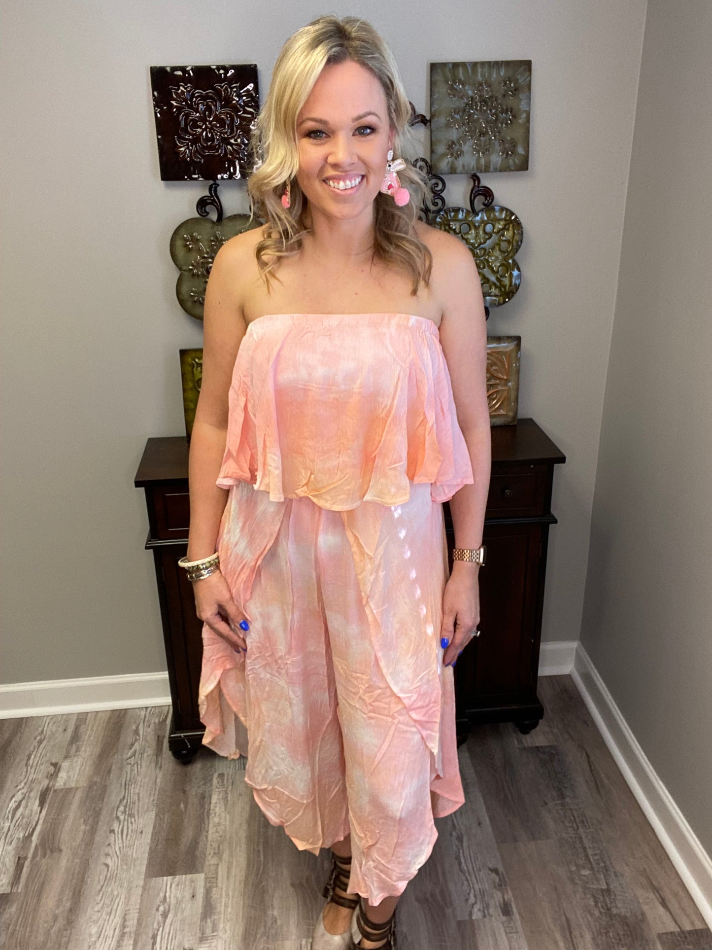 Peach Jumpsuit