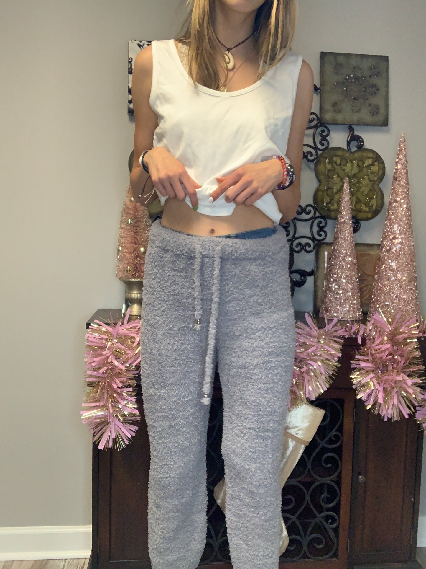 Plush Lounge Wear Pants