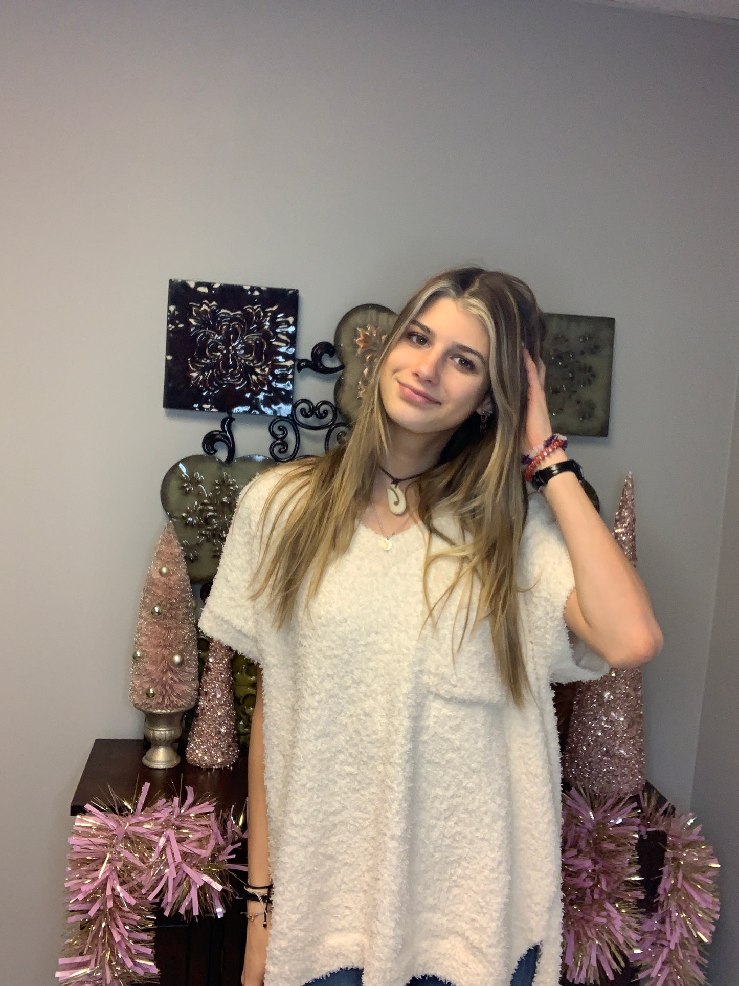 Plush Lounge Wear Top