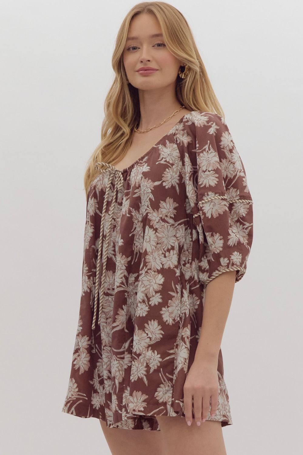 Autumn Floral Romper