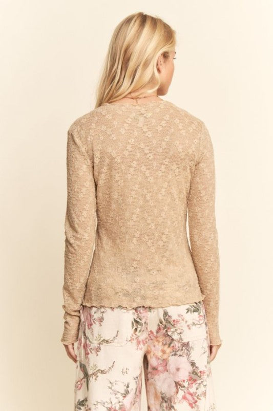 Lacey layering top