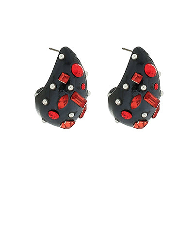 Game day teardrop earrings