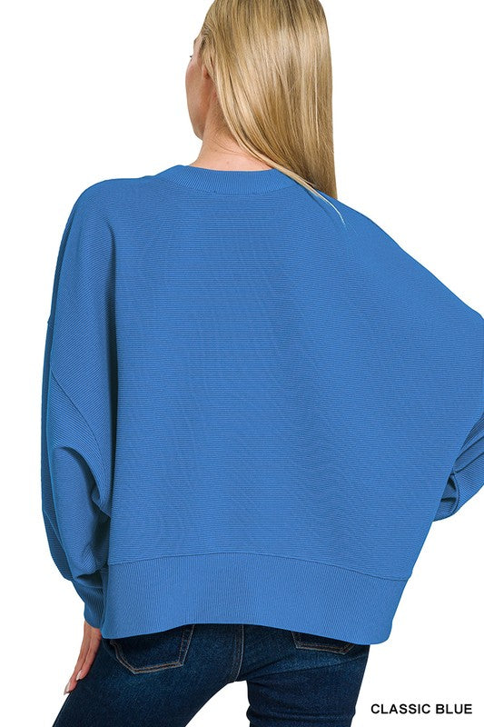 Ribbed pullover