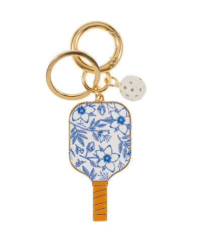 Pickle ball paddle key chain