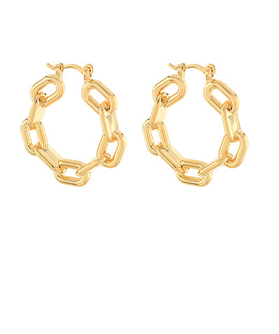 Linked oval hoops