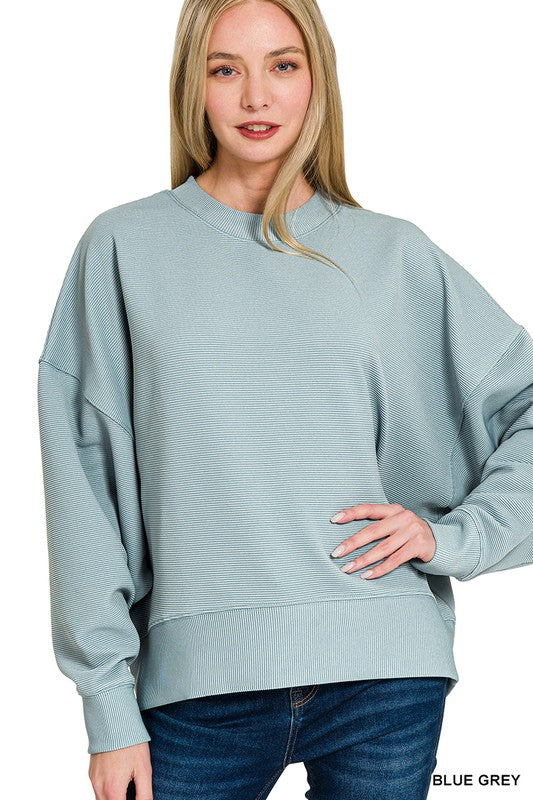 Ribbed pullover