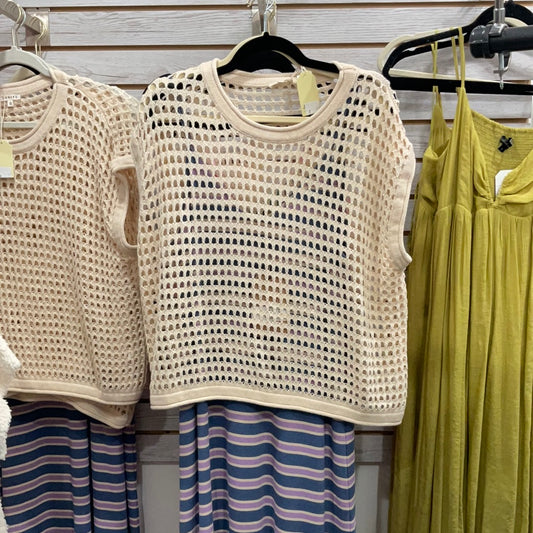 Lightweight Cream Cover Top