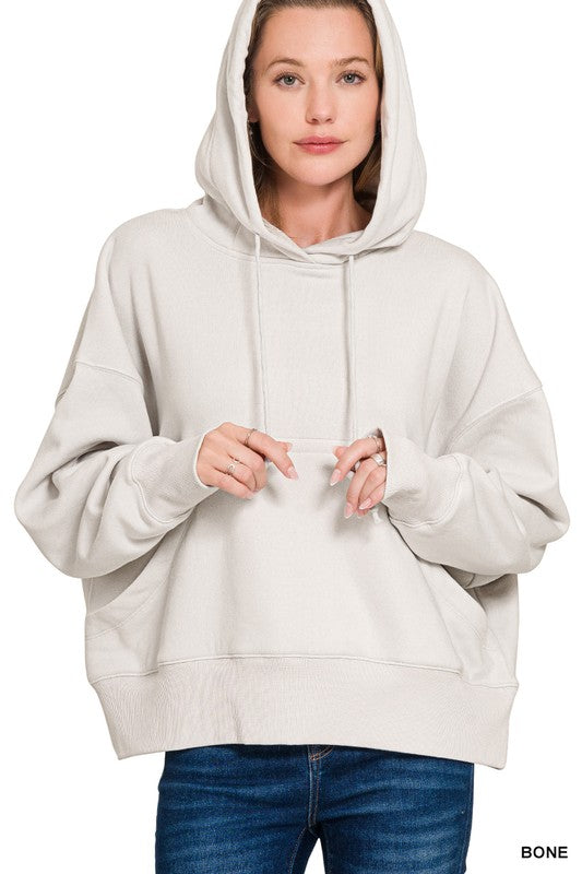 Oversized kangaroo pocket hoodie