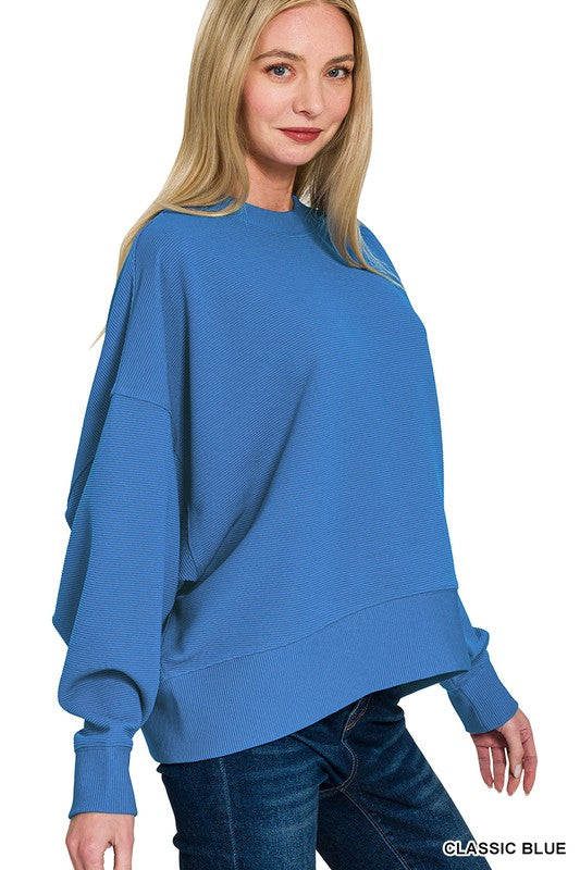 Ribbed pullover