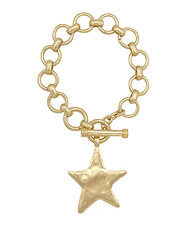 Bold star bracelet