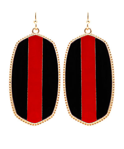 Georgia hexagon earrings