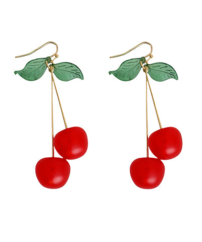 Cherry Drop Earrings