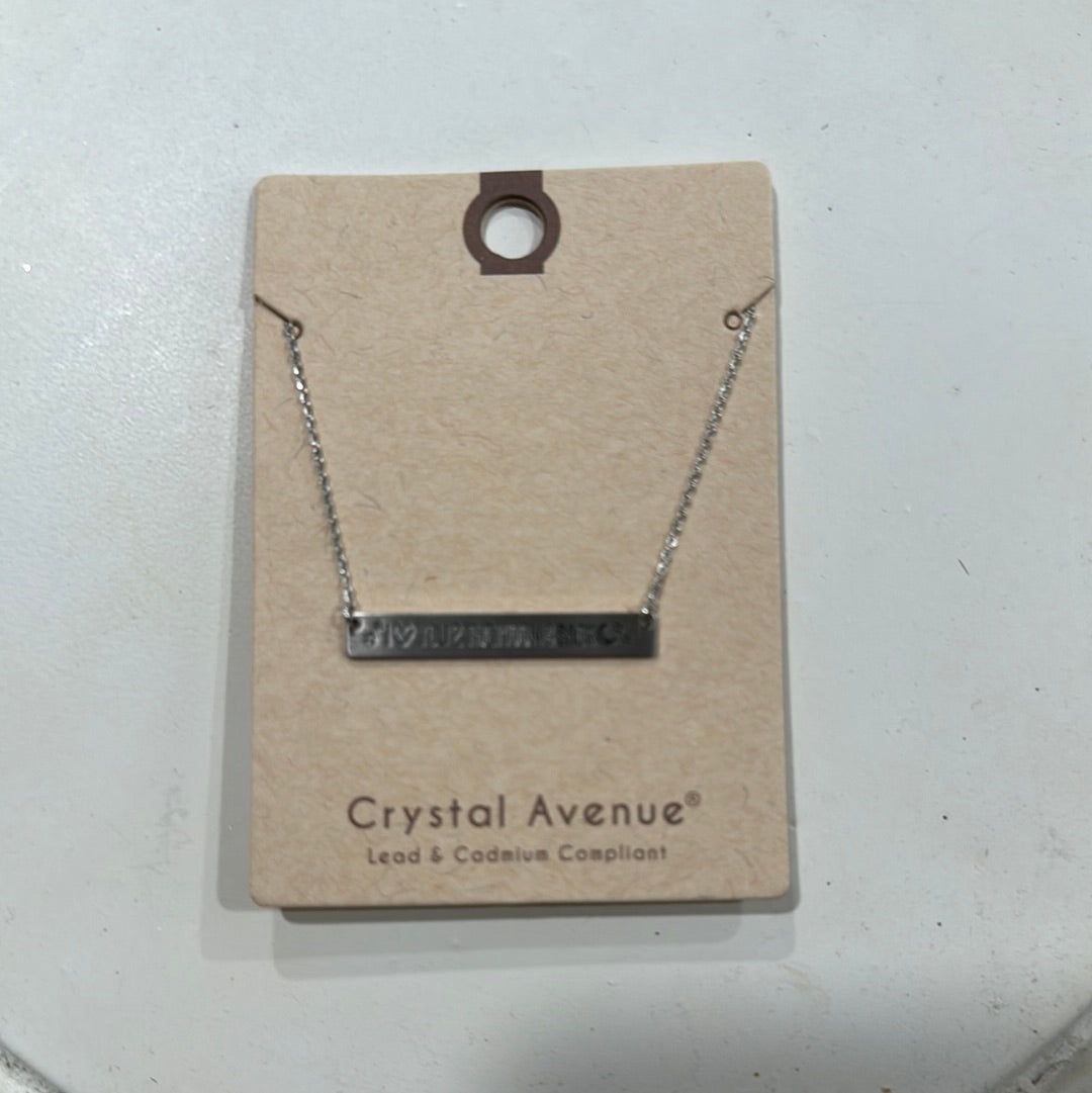 “I love you to the moon and back” necklace