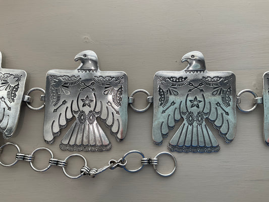 Large Eagle Metal Accent Belt