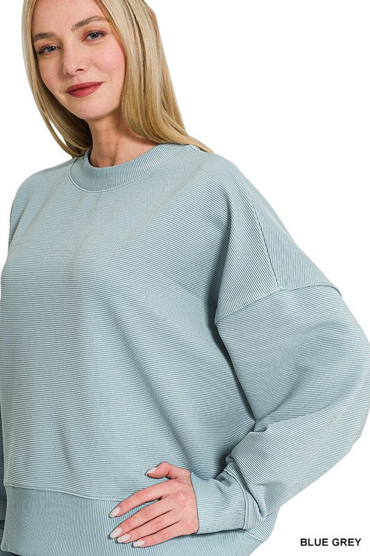 Ribbed pullover