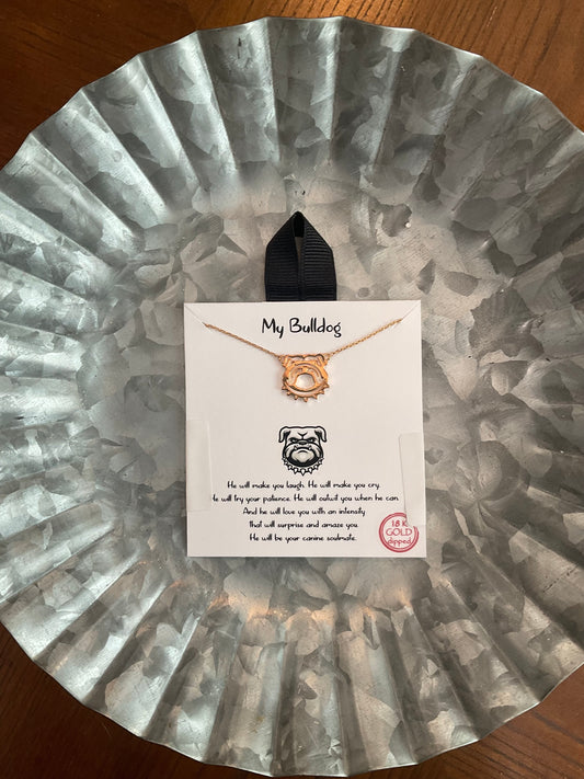 Bulldog Necklace