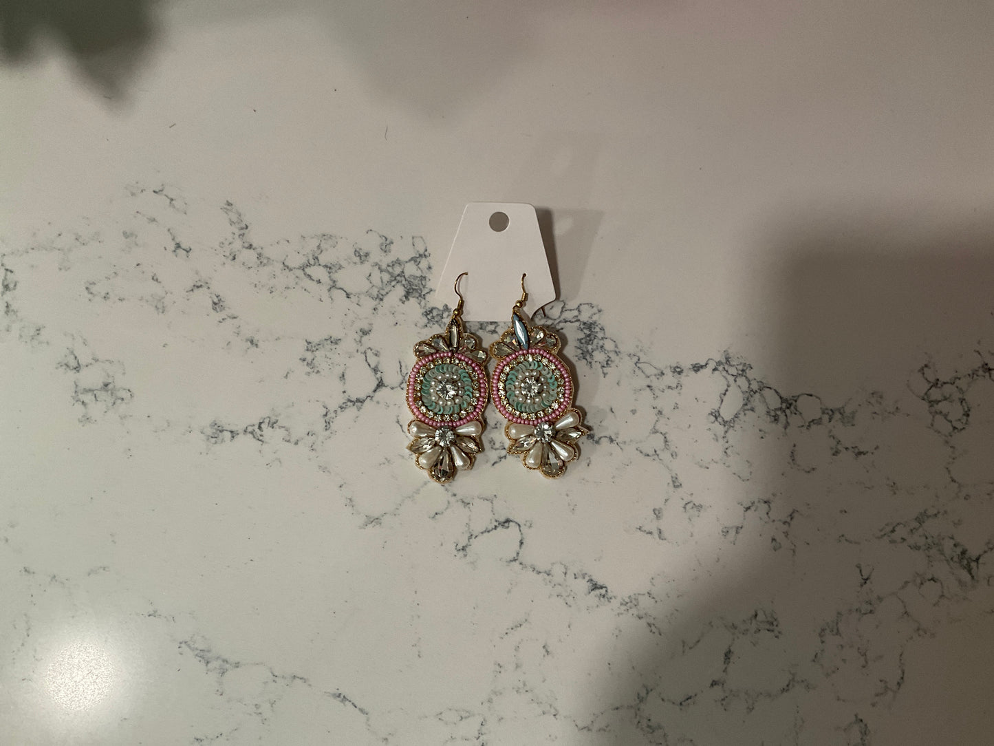 Colorful, dazzling earrings