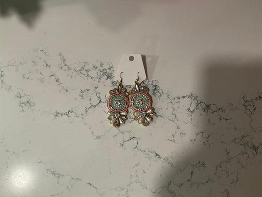 Colorful, dazzling earrings
