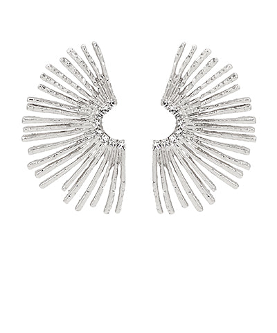 Spike crystal earrings