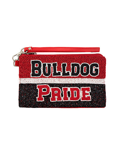 Bulldog pride wristlet