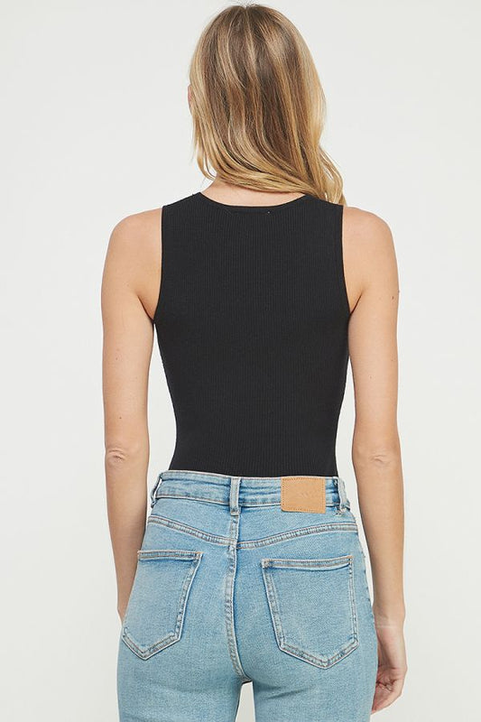 High neck bodysuit