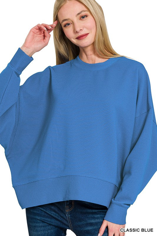 Ribbed pullover