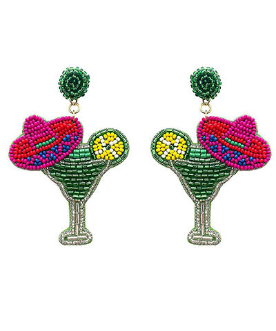 Bead marg earring