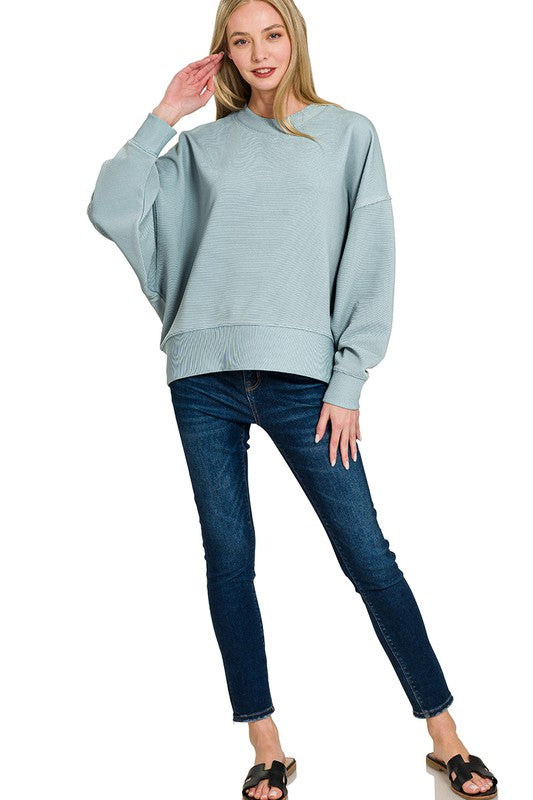 Ribbed pullover