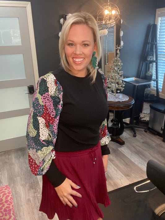 Animal Print Blouse
