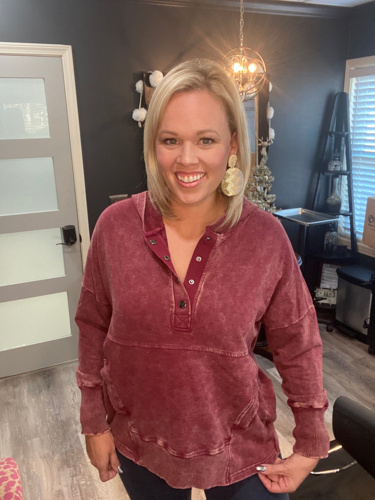 Button-Up Hoodie