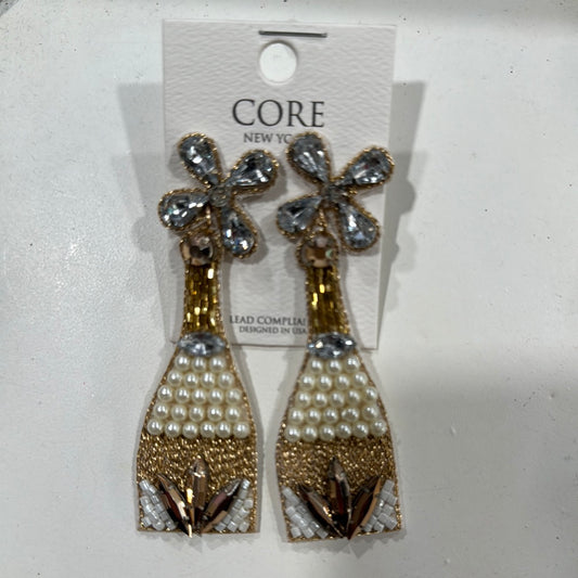 Jewel bottle earrings