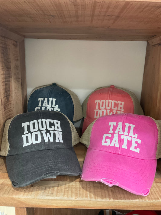 Distressed Football Hat