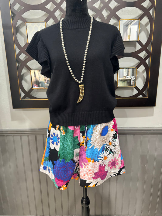Floral Vibrant Shorts