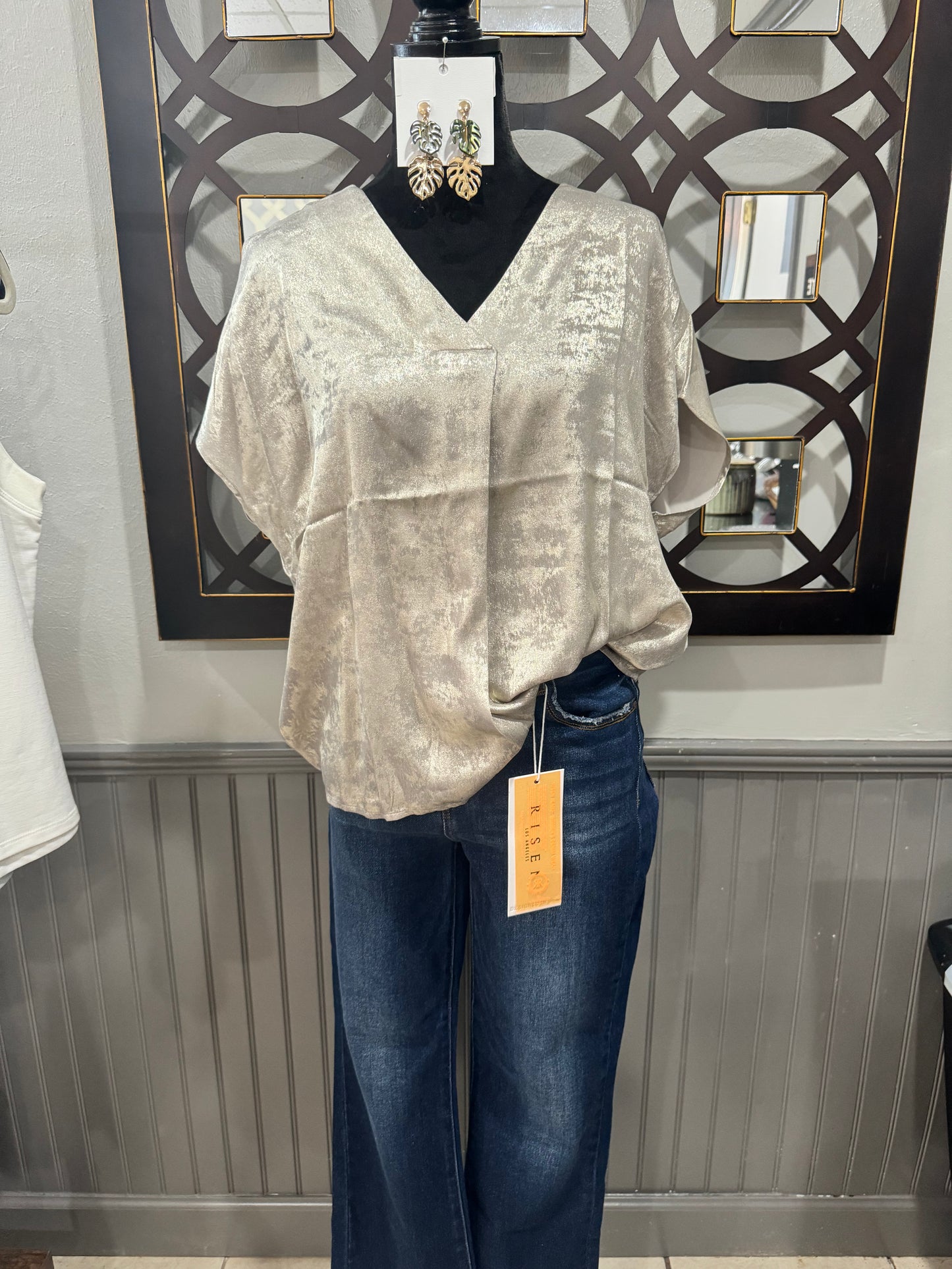 Lightweight Silver Top