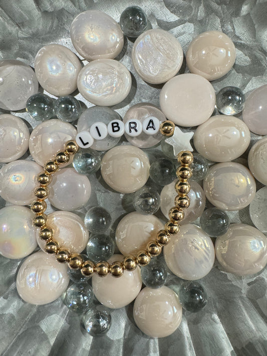 Libra Zodiac Sign Bracelet