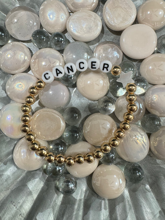Cancer Zodiac Sign Bracelet