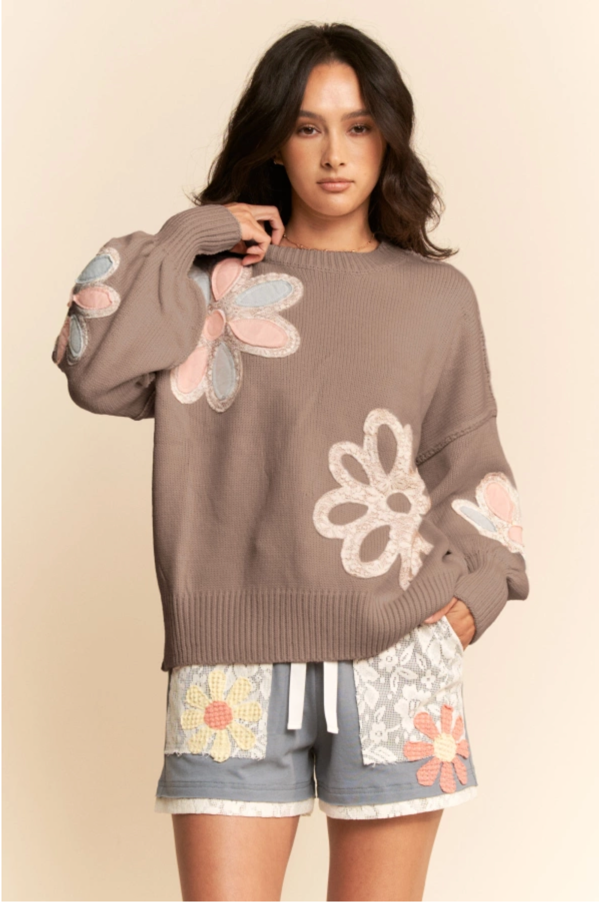 Floral Pull Over