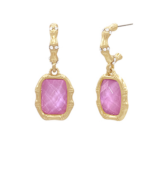 Stone Bamboo Hoops