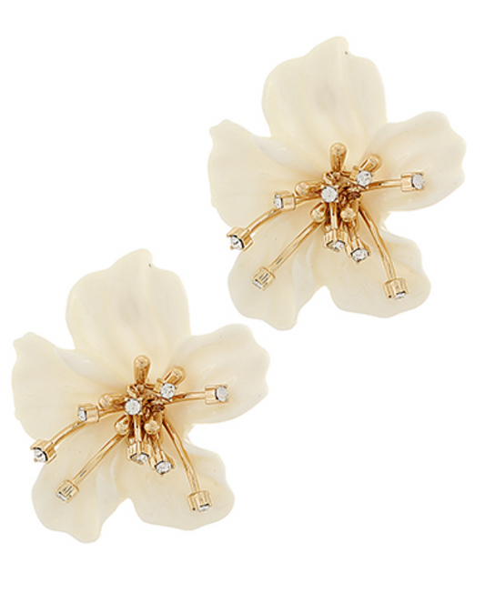 Bold Flower Earrings