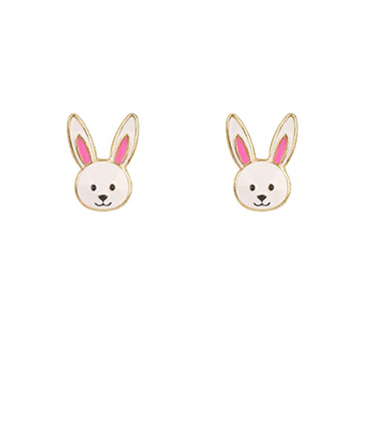 Bunny stud earrings