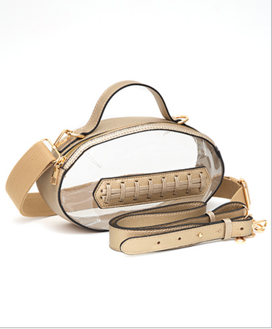 Football clear crossbody