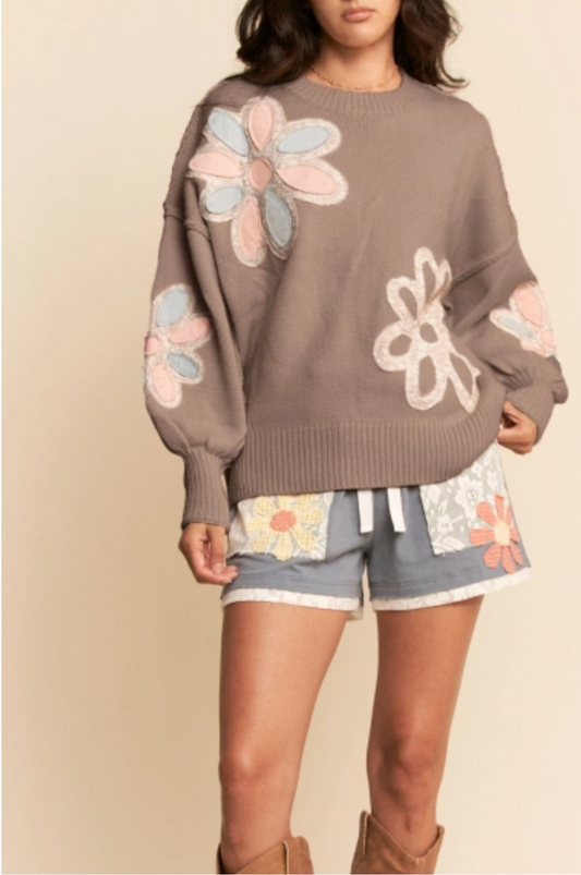 Floral Pull Over